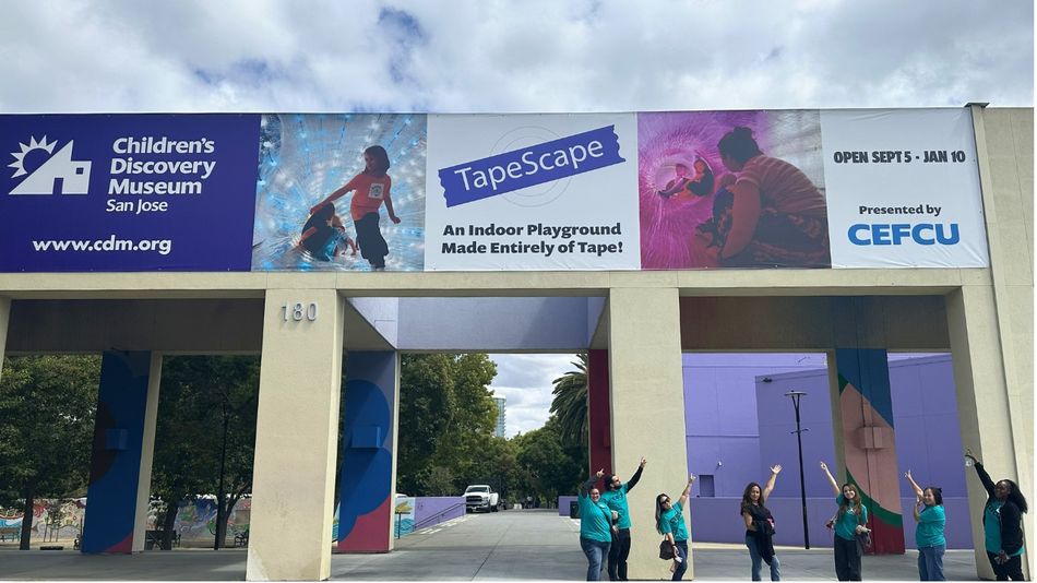 CEFCU Employees Help Build TapeScape Exhibit in San Jose thumbnail