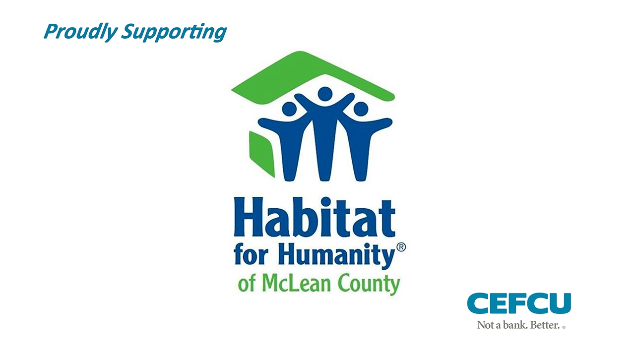 CEFCU: A Proud Supporter of Habitat for Humanity of McLean County thumbnail