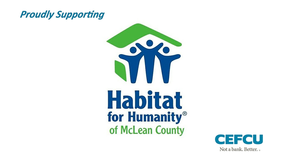 CEFCU: A Proud Supporter of Habitat for Humanity of McLean County thumbnail