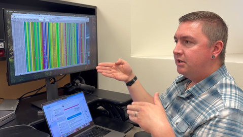 daryl domman in lab - shigella 