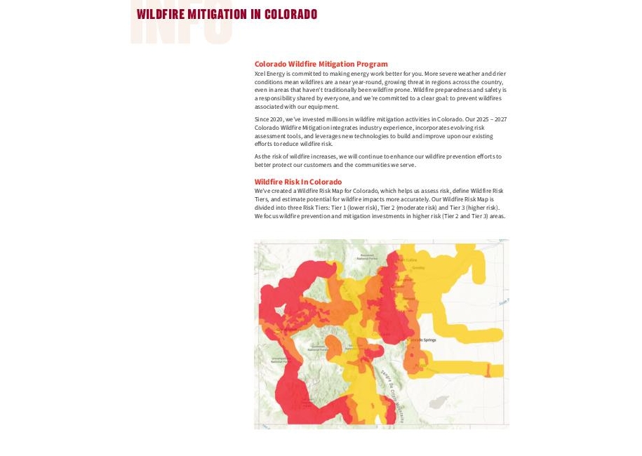 Colorado Wildfire Mitigation Program Info Sheet thumbnail