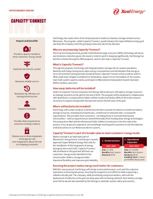 Capacity*Connect Info Sheet