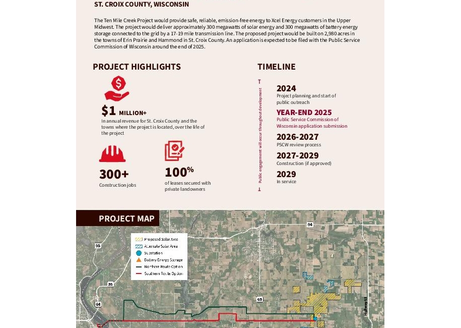 Ten Mile Creek Solar Project Info Sheet thumbnail