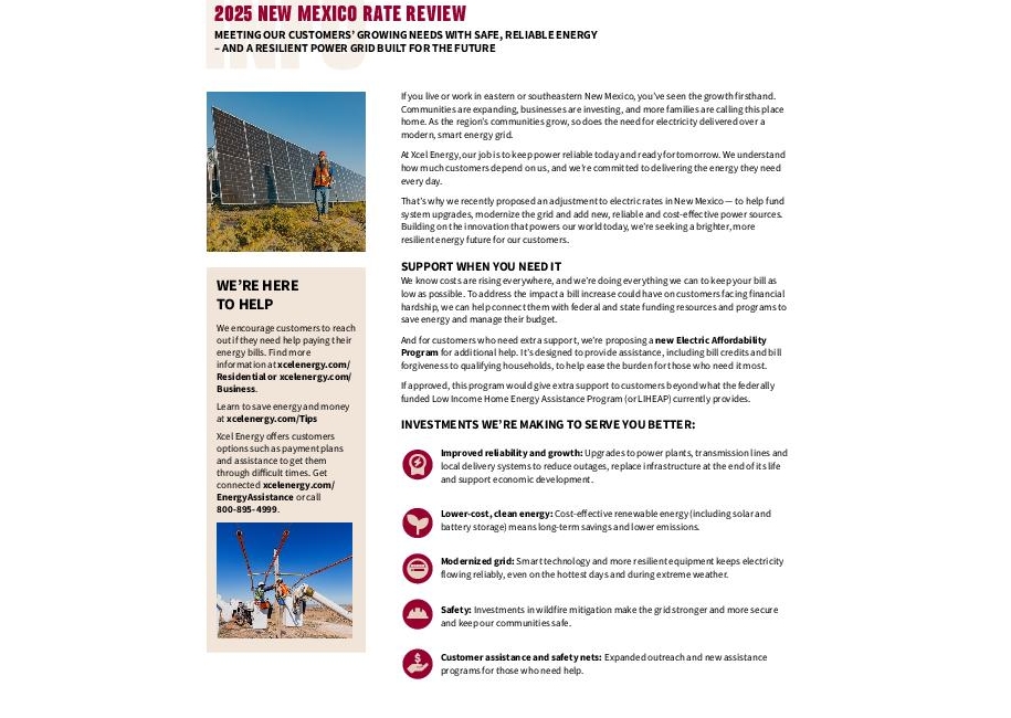 New Mexico Electric Rate Review thumbnail