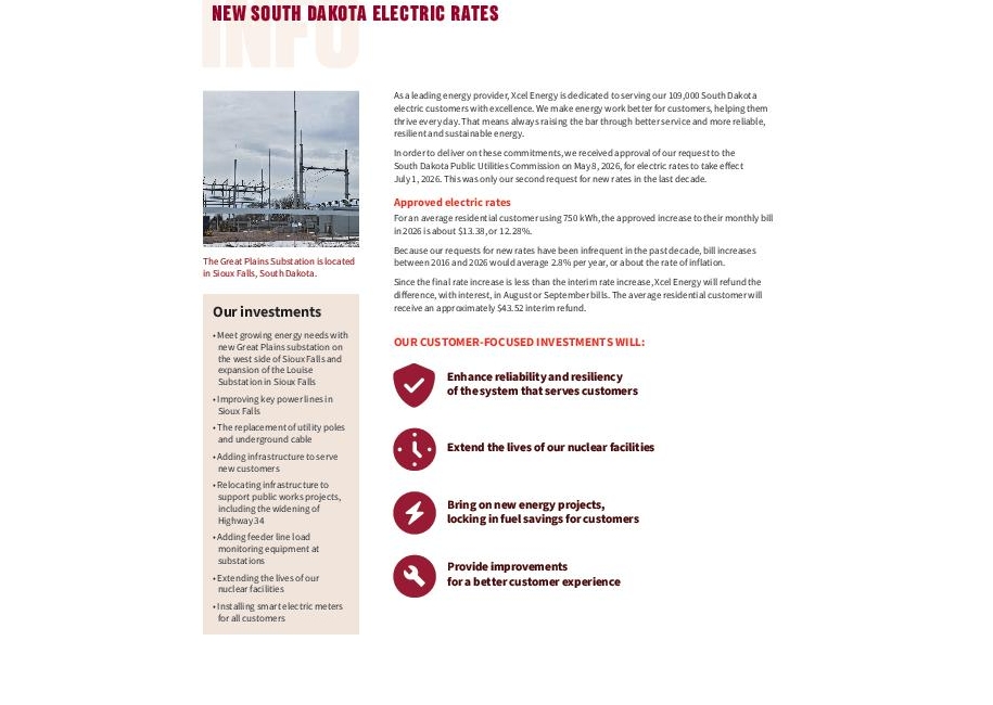 South Dakota Electric Rate Proposal thumbnail