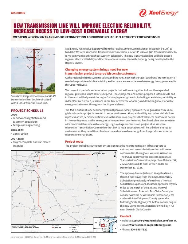 Western Wisconsin Transmission Connection