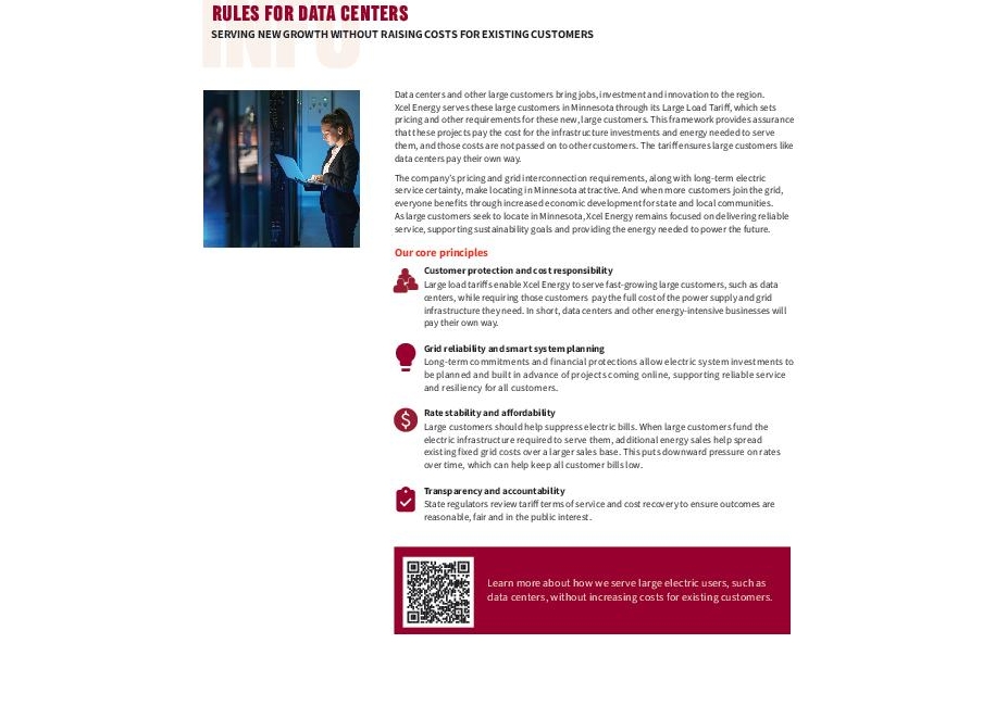 Minnesota Data Center Regulations Info Sheet thumbnail