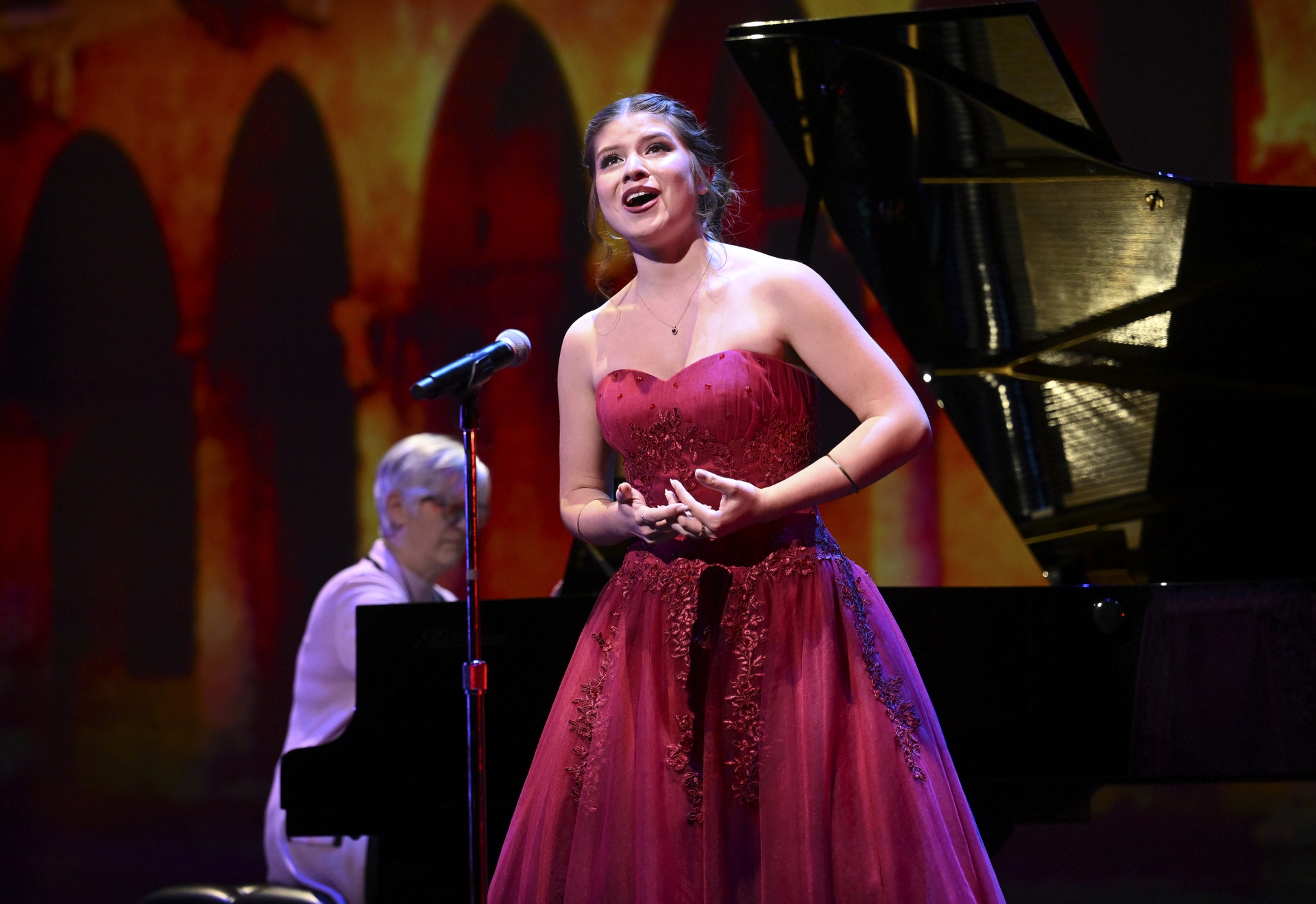 The Music Center's Spotllight Grand Prize Finalist Classical Voice Madison Becerra - Photo by John McCoy for The Music Center