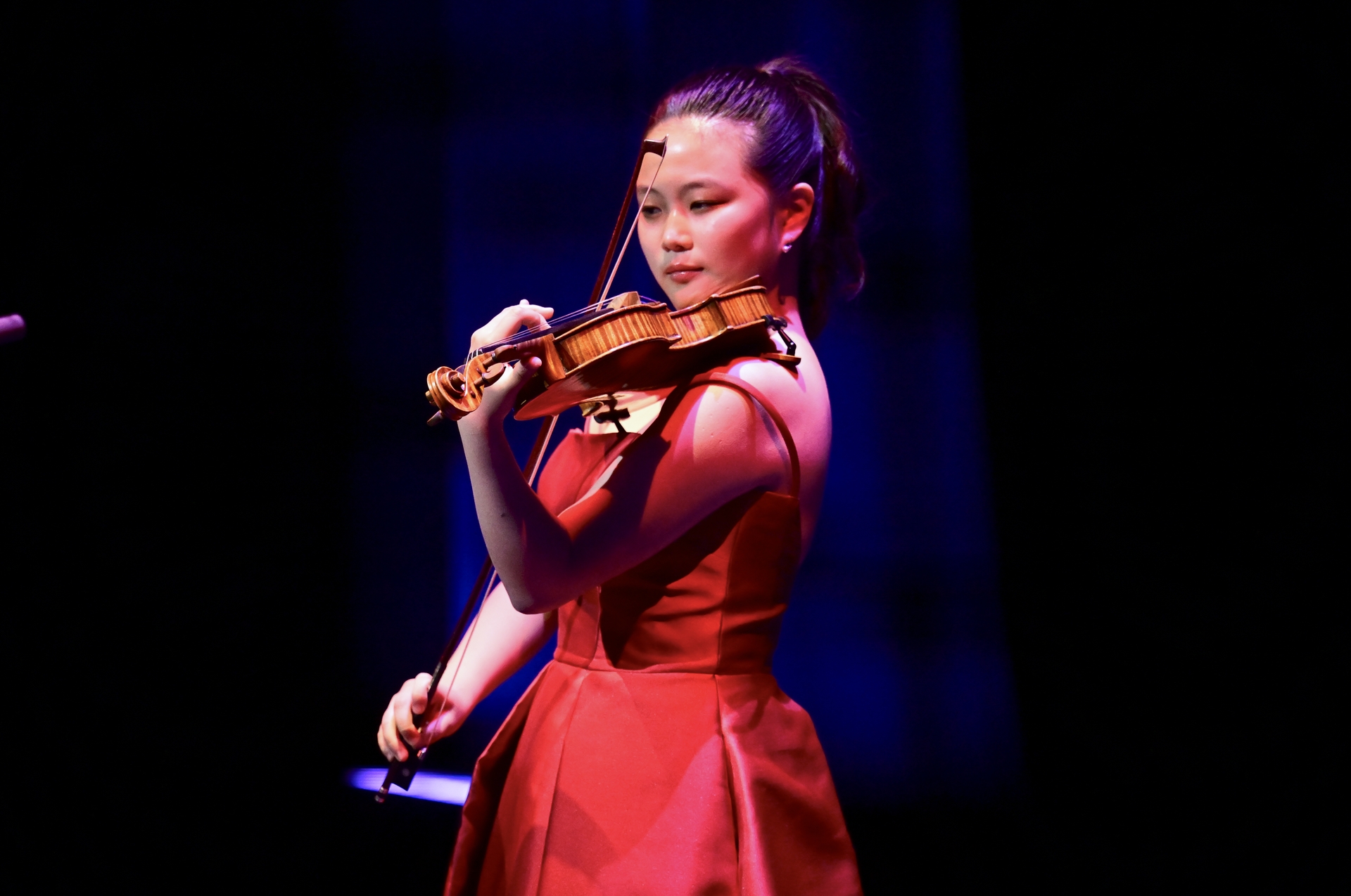 The Music Center's Spotllight Grand Prize Finalist Classical Instrumental Minji Choi - Photo by John McCoy for The Music Center