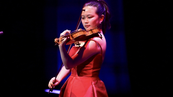 The Music Center's Spotllight Grand Prize Finalist Classical Instrumental Minji Choi - Photo by John McCoy for The Music Center