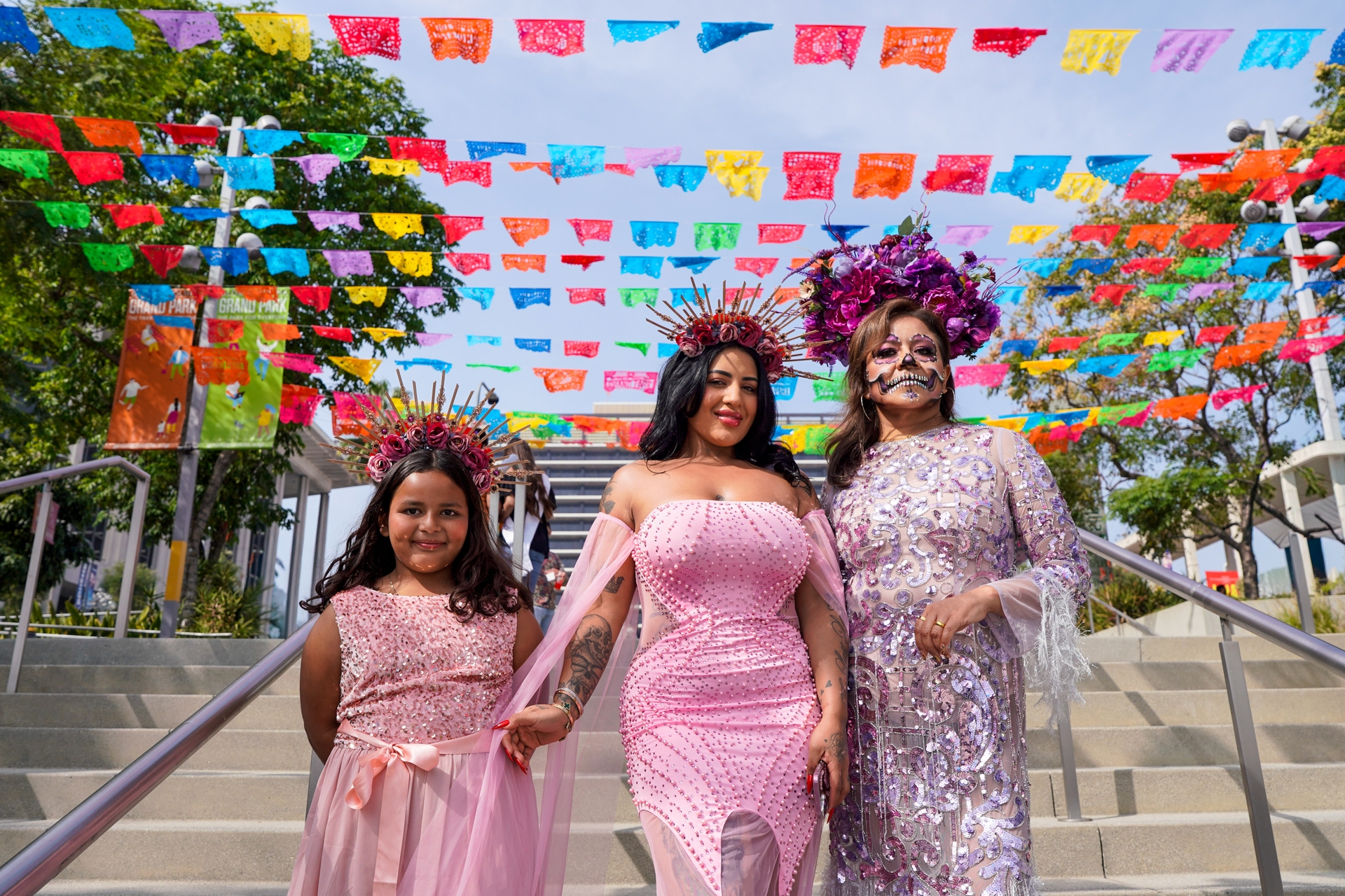 Gloria Molina Grand Parks Downtown Da de los Muertos Opening Day- Photo by Asha Mon for Gloria Molina Grand Park- 8