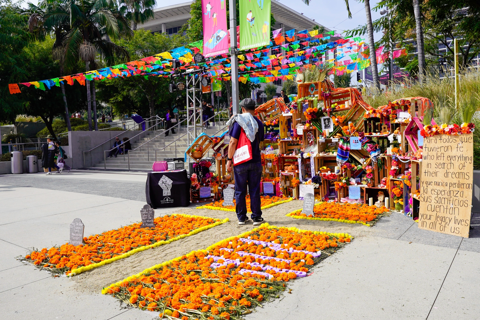 Gloria Molina Grand Parks Downtown Da de los Muertos Opening Day- Photo by Asha Mon for Gloria Molina Grand Park- 6
