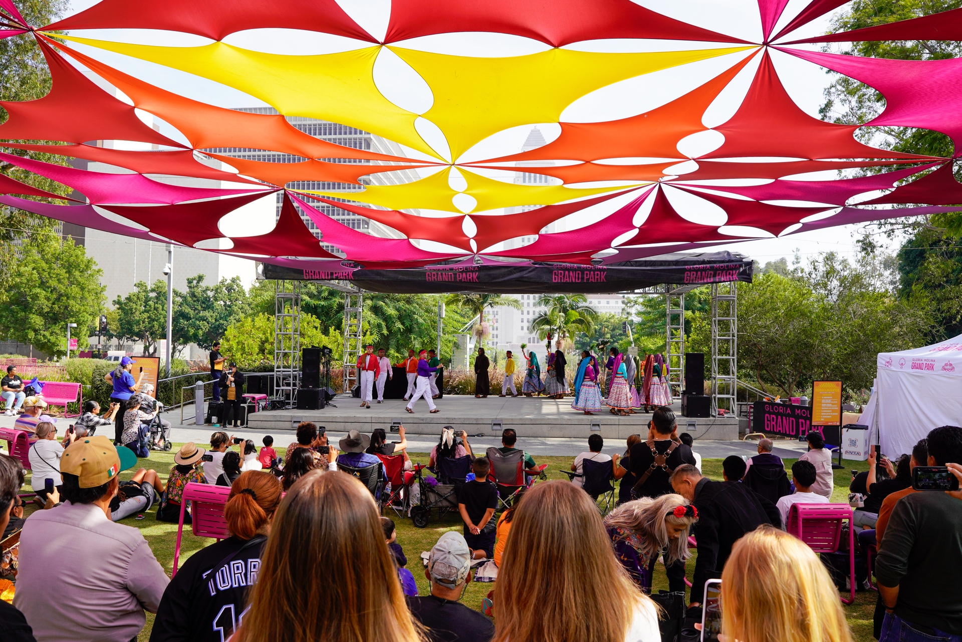 Gloria Molina Grand Parks Downtown Da de los Muertos Opening Day- Photo by Asha Mon for Gloria Molina Grand Park- 4