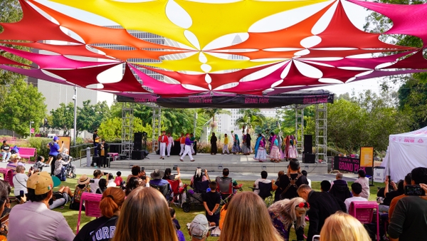 Gloria Molina Grand Parks Downtown Da de los Muertos Opening Day- Photo by Asha Mon for Gloria Molina Grand Park- 4