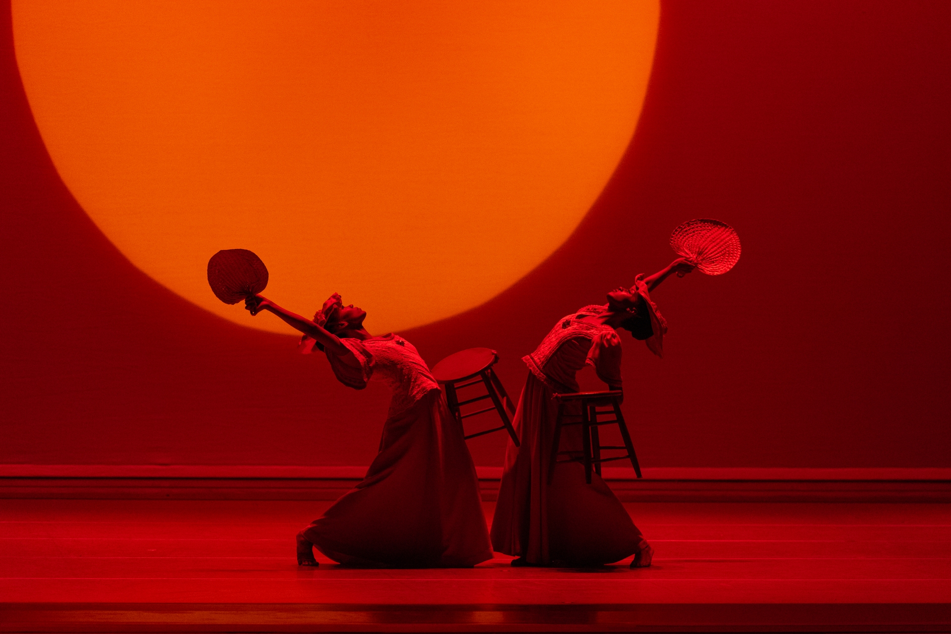 AAADTs Samantha Figgins and Corrin Mitchell in Alvin Aileys Revelations. Photo by Danica Paulos_203