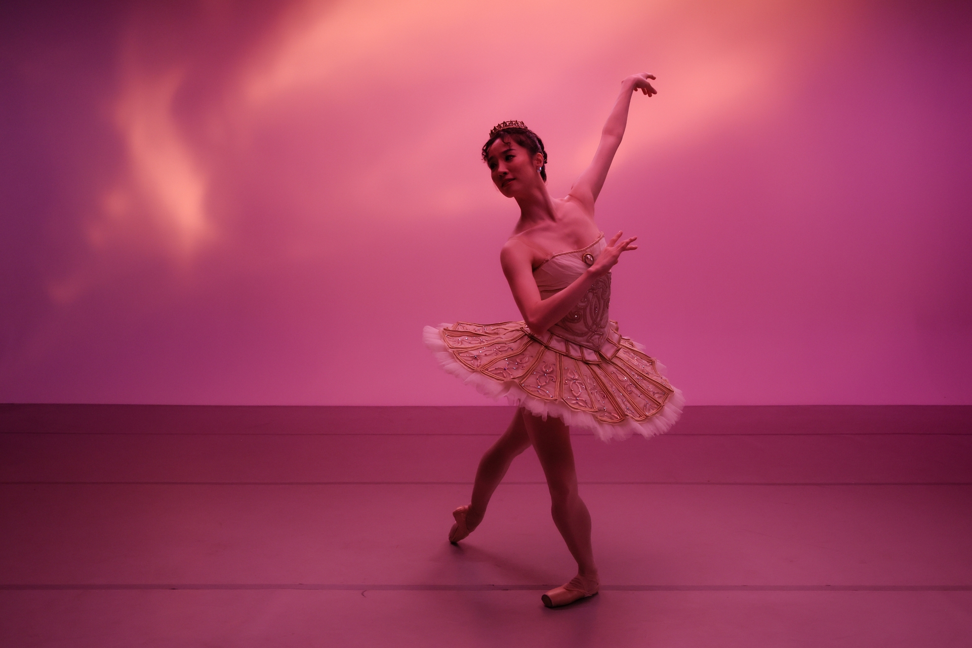 2 - The Joffrey Ballets Gayeon Jung in The Sleeping Beauty - Photo by Carolyn  McCabe