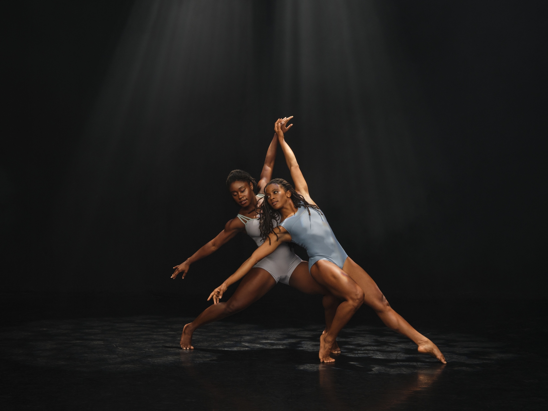 Alvin Ailey American Dance Theaters Ashley Kaylynn Green and Jacquelin Harris. Photo by Andrew Eccles_0075