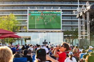 Angelenos and Soccer Fans of All Ages Are Invited to Watch Spain V. Uruguay n Global Soccer Matchup on Big Led Screens in Downtown L.A. at 