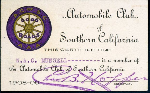 Membership Card, 1908