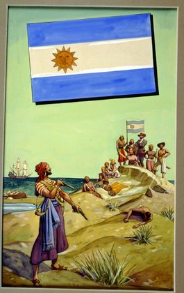 103-A Winters Flag of a Privateer