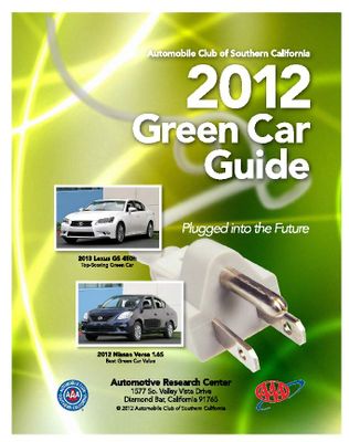 2012 Green Car Guide