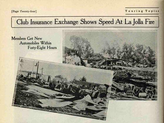 July 1921 Touring Topics Notice
