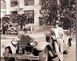 Exchange Manager and his Packard, 1928