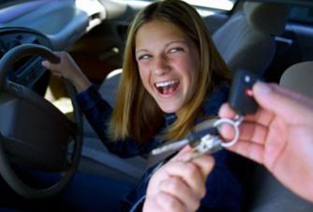 teen driver gets keys