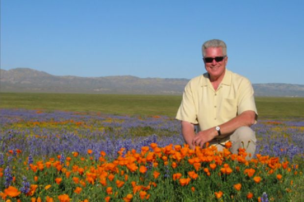 Huell in poppy field