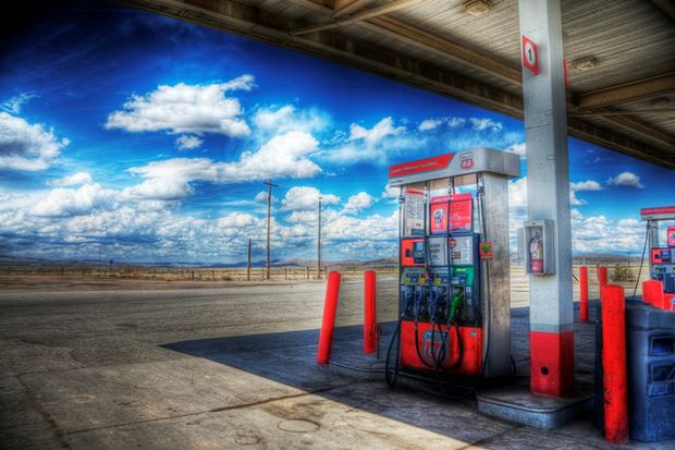 Gas Station Clouds Yuya Sekiguchi