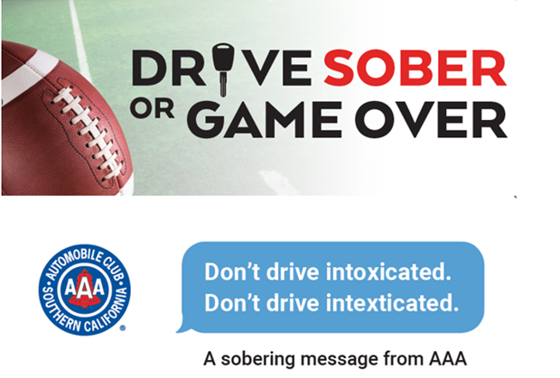 Drive Sober Game over graphic