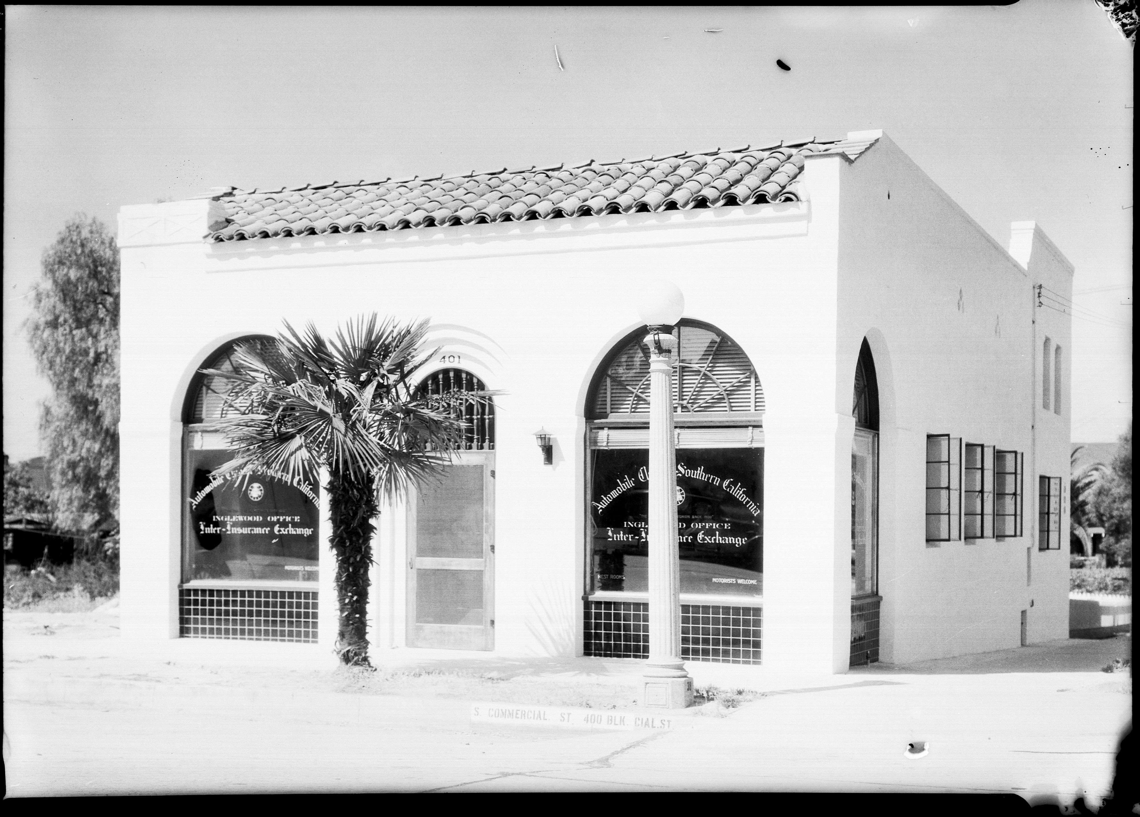 Inglewood branch in the 1930s was located at 401 S. Commercial St_