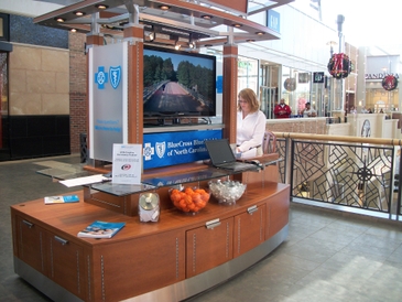 BCBSNC Tests Retail Waters with Kiosk at Streets at Southpoint Mall