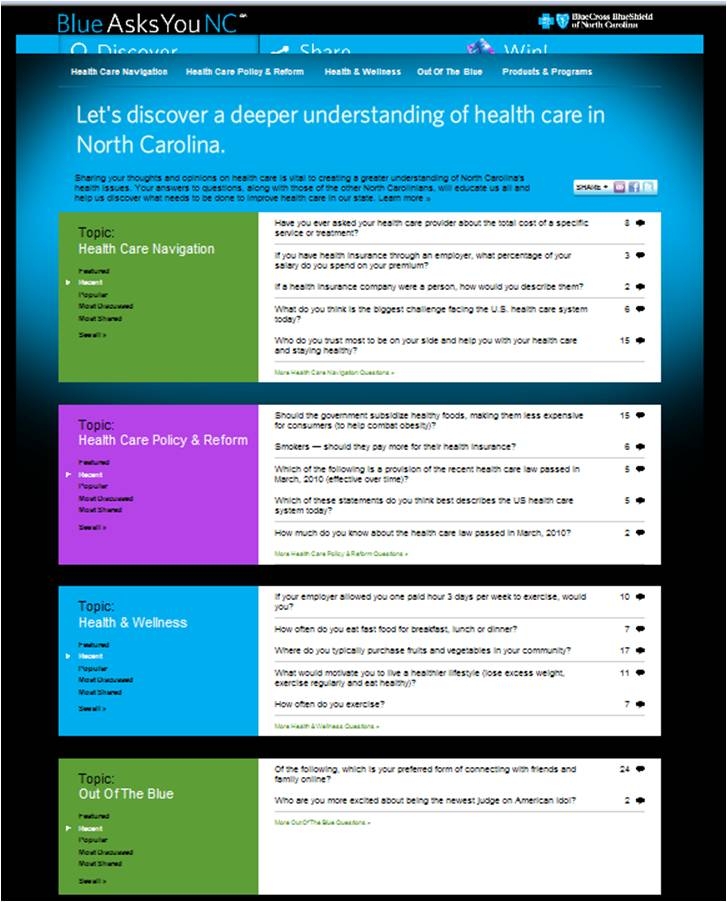 Blue Asks You NC Questions list view 2