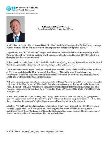 Brad Wilson Bio BCBSNC 8-2010-PDF