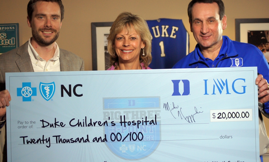 BCBSNC Big 3 3 Point Challenge check presentation