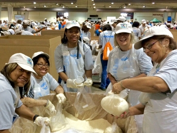 BCBSNC Employees Volunteer at Sort-A-Rama in Raleigh