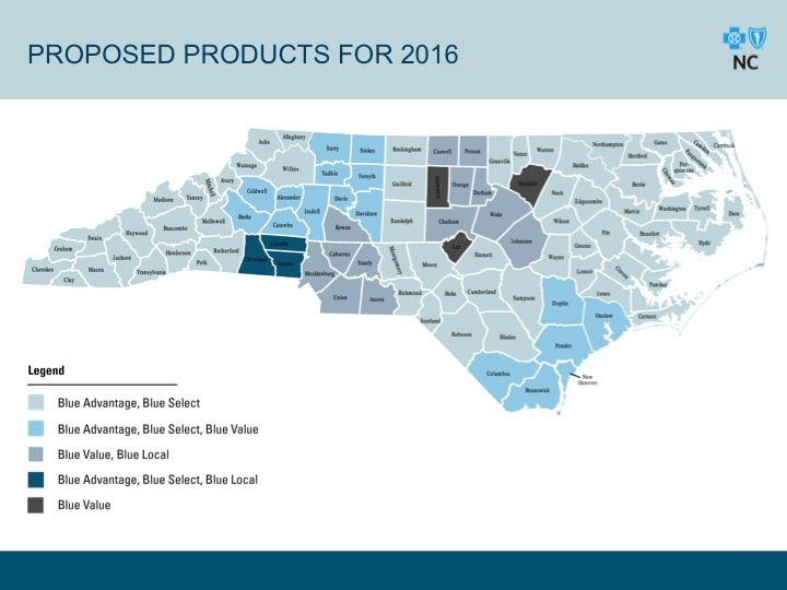 2016 Proposed Product Map