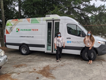 Durham Tech launches mobile health lab with $1 million grant from Blue Cross NC