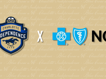 Charlotte Independence Announces Strategic Partnership with Blue Cross NC 
