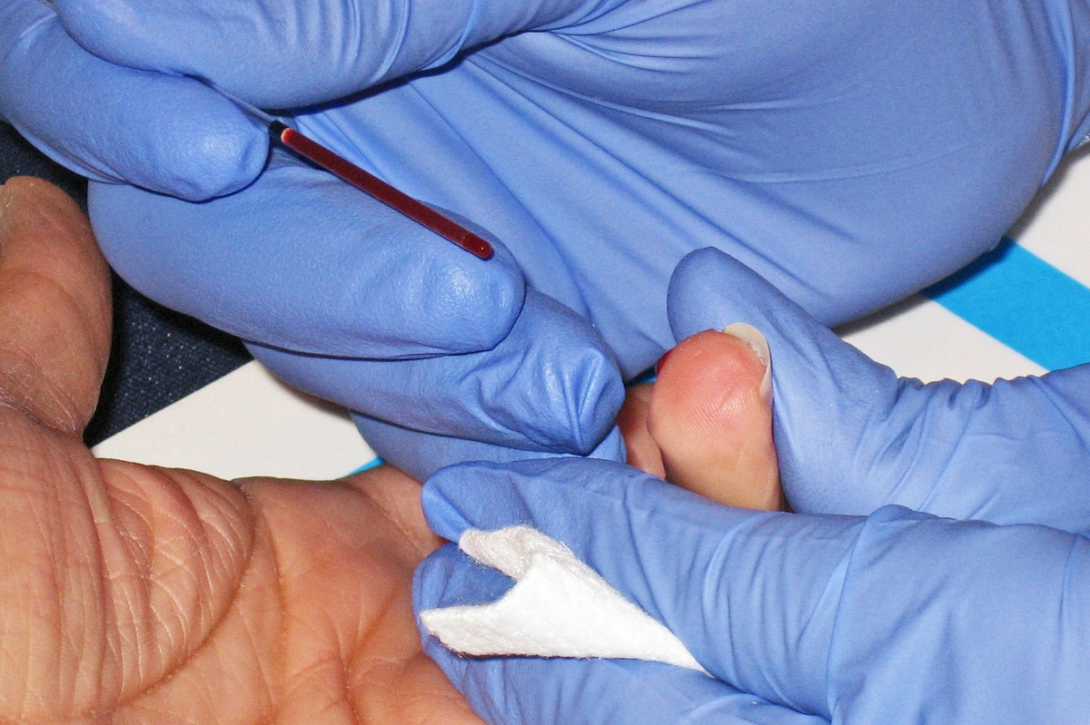 Blood draw for testing