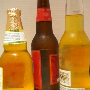 Beer in bottles