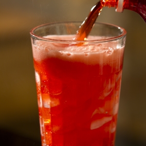 Soft Drink - red cola, Pouring with Bottle 2