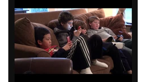 Boys video games on cell phones