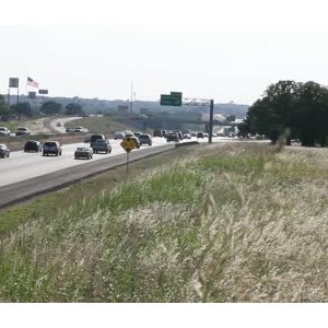 highway traffic -pan to apts