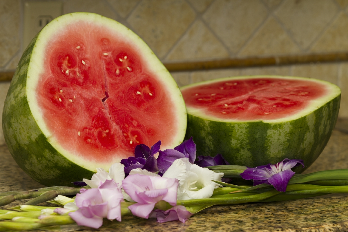 Watermelon sliced