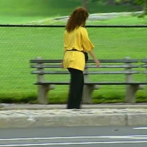 Walking outside