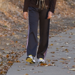 Walking - Woman - outside track