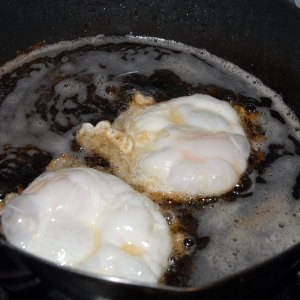 Eggs frying