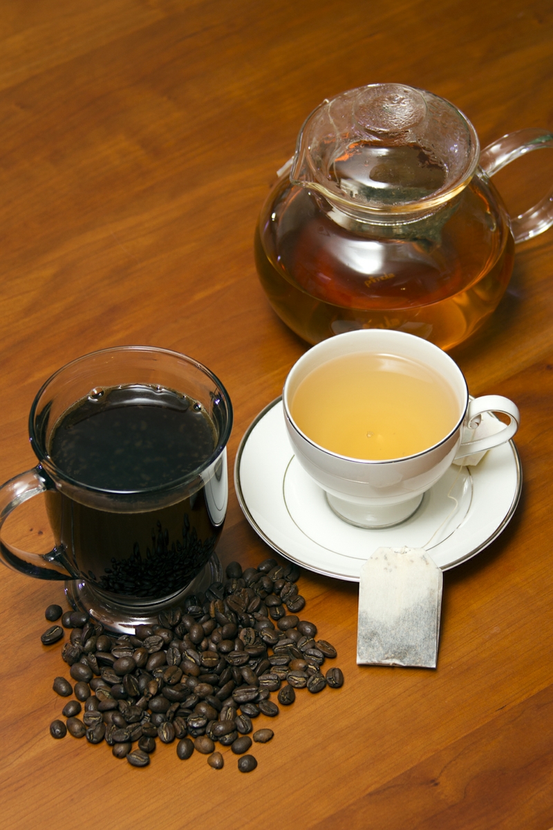 Coffee and Green Tea 